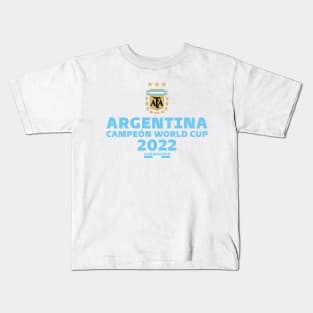 Argentina Champion World Cup 2022 Kids T-Shirt